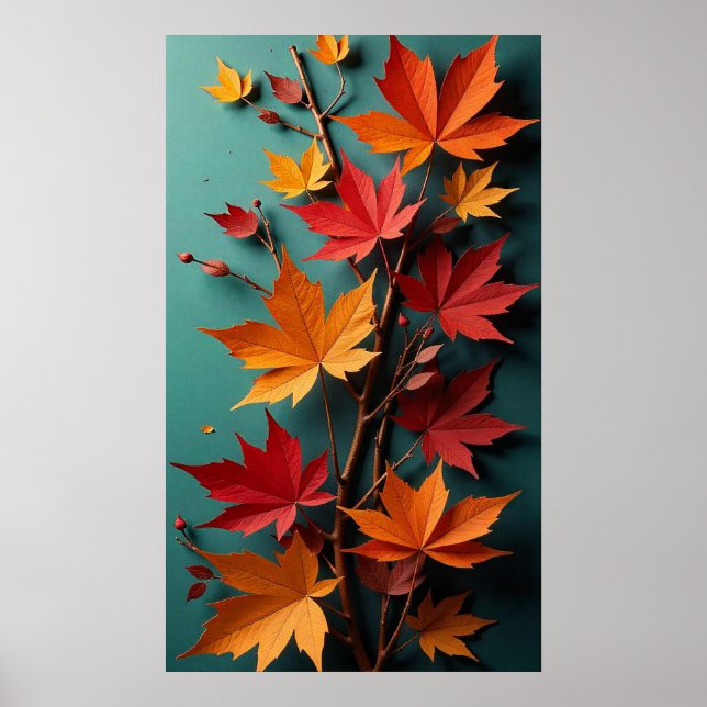 Affiche Belle applique d'automne (Devant)
