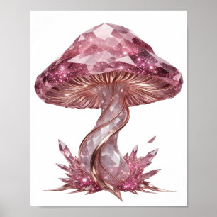 Affiche Belle ART ABSTRAIT Rose Design Moderne