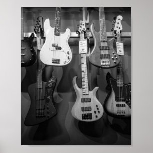 Affiche Belle Basse Guitare