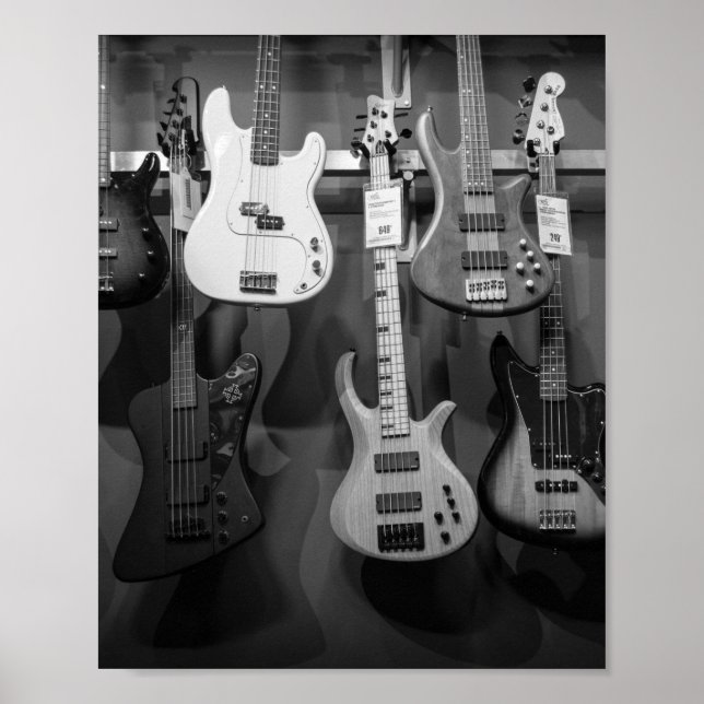 Affiche Belle Basse Guitare (Devant)