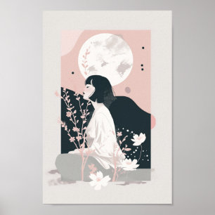 Affiche Belle Boho Woman