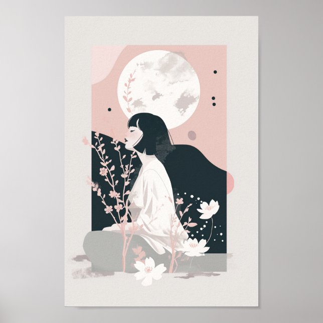 Affiche Belle Boho Woman (Devant)