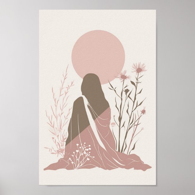Affiche Belle Boho Woman (Devant)