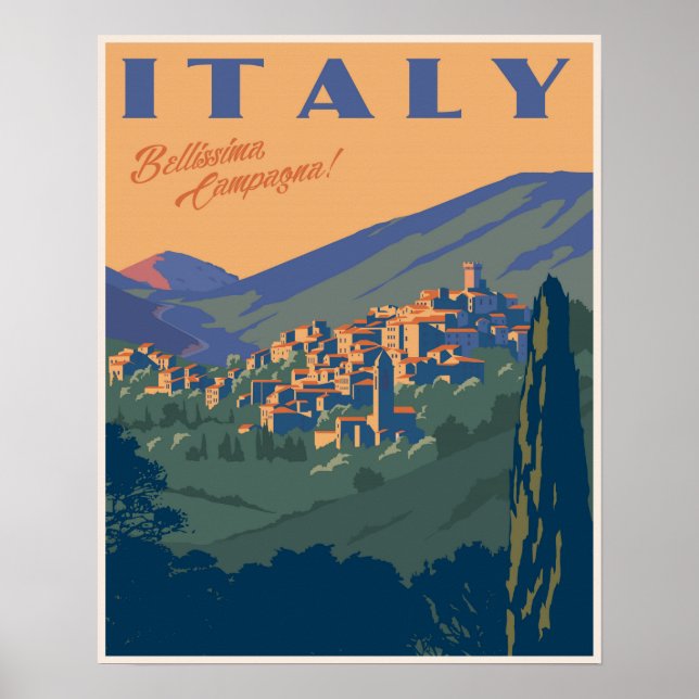 Affiche Belle campagne italienne (Devant)