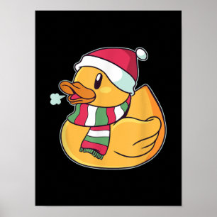 Affiche Belle Canard de canard Noël