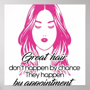 Affiche Belle Coiffure Ne Se Produit Pas Par Hasard Coiffu