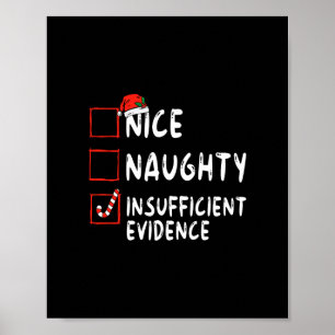 Affiche belle coquine insuffisance de preuves noël père No