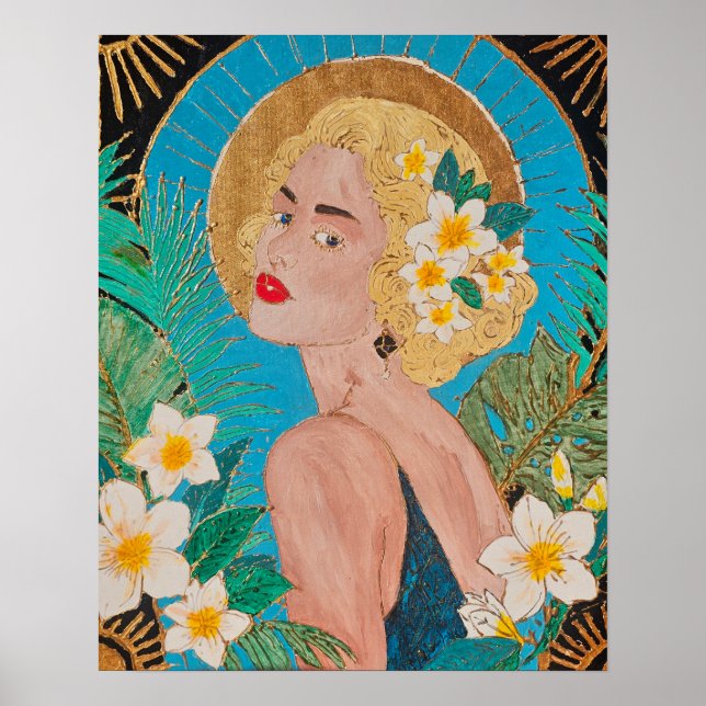 Affiche Belle d'Acacia Doré (Devant)