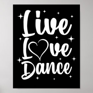 Affiche Belle Danse Art Pour Danseurs Hommes Femmes Garçon