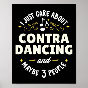 Affiche Belle Danse Contra Pour Les Femmes Et Les Hommes Q