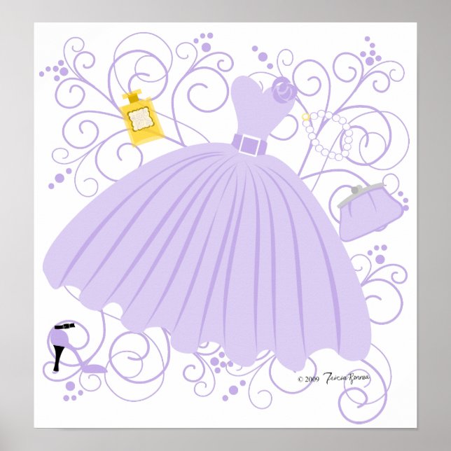 Affiche Belle et belle robe (Devant)