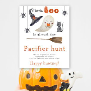 Affiche Belle fantôme - baby shower de chasse au Pacifique