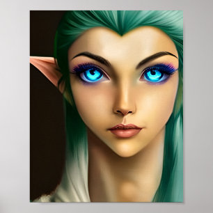 Affiche Belle fée bleue