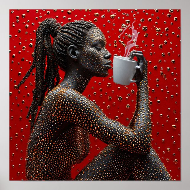 Affiche Belle femme africaine (Devant)