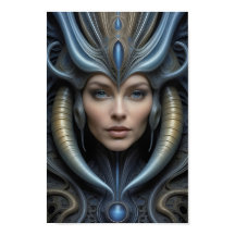 Belle femme Alien - 013 - Art Imaginaire