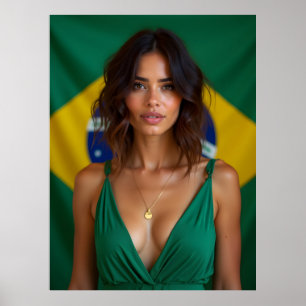 Affiche Belle femme brésilienne