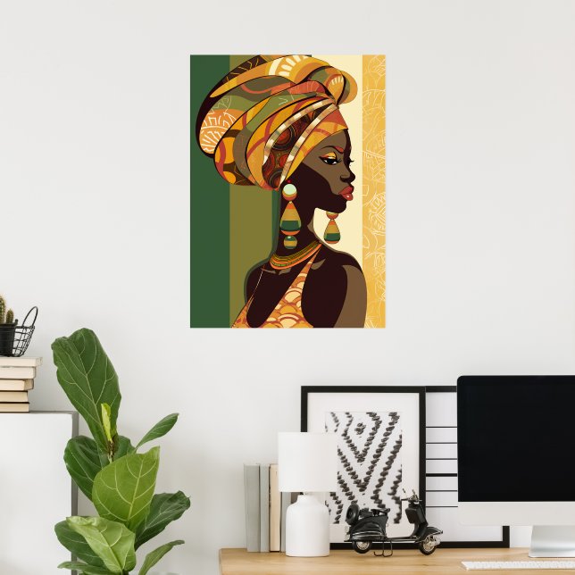 Affiche Belle fille (Bureau à domicile)