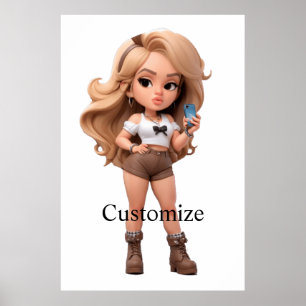 Affiche Belle fille Bonita Chica Thunder_Cove