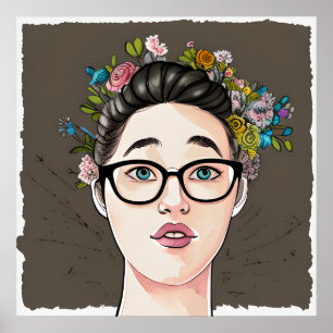 Affiche Belle fille Kinda Nerdy