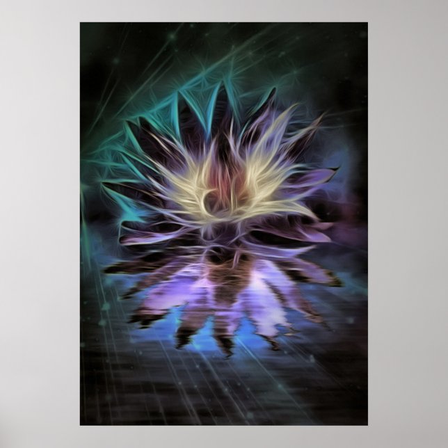 Affiche Belle Fleur Lotus (Devant)