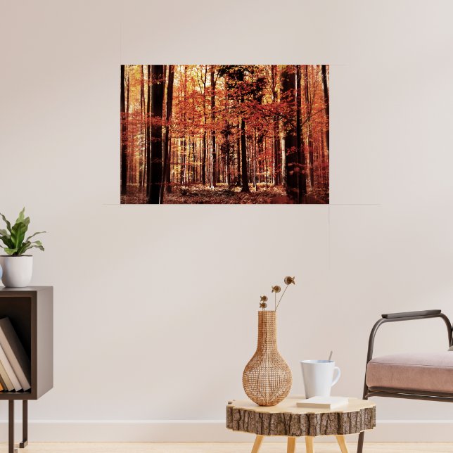 Affiche Belle forêt d'automne (Salon 3)