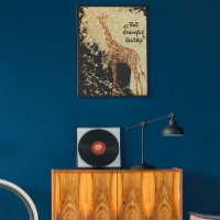 Belle Giraffe Art animal moderne