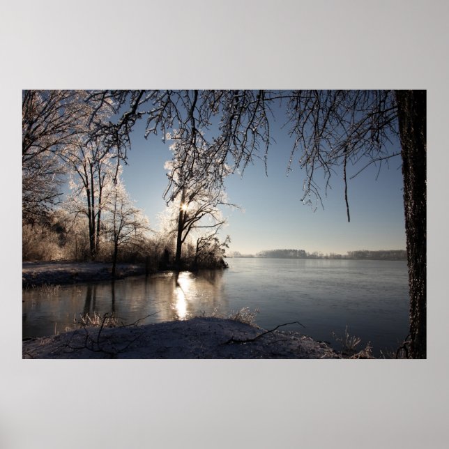 Affiche Belle glace matinale (Devant)