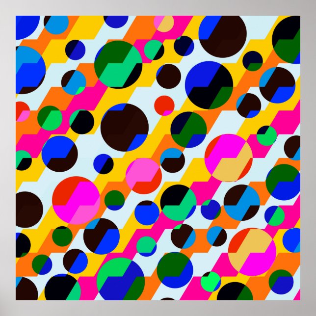 Affiche belle graffiti grunge texture abstraite backgro (Devant)