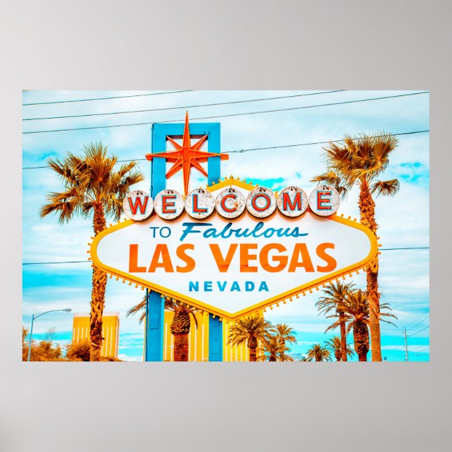 Affiche Belle Las Vegas, Nevada, États-Unis (Devant)