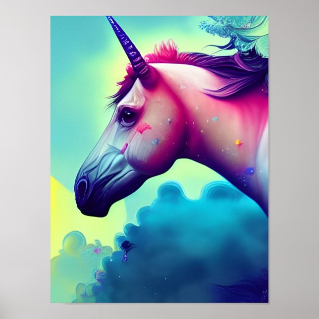 Affiche Belle licorne (Devant)