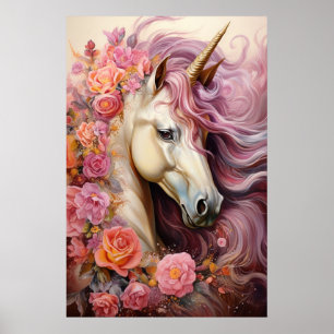 Affiche Belle licorne