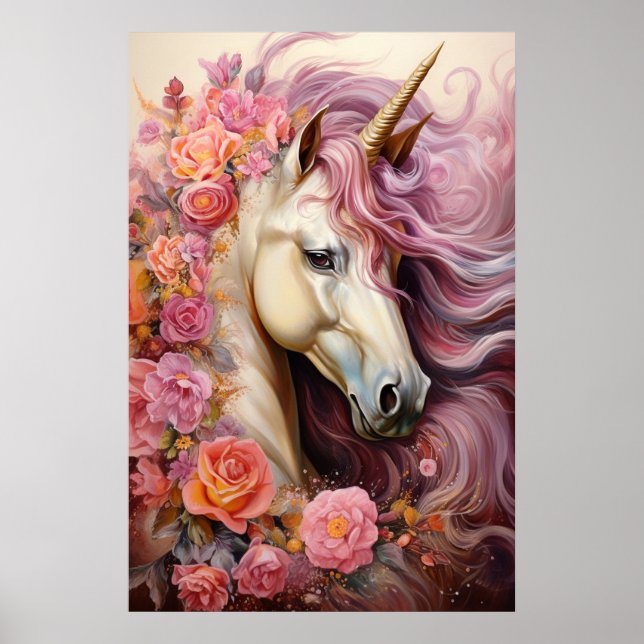 Affiche Belle licorne (Devant)