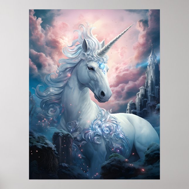 Affiche Belle licorne (Devant)
