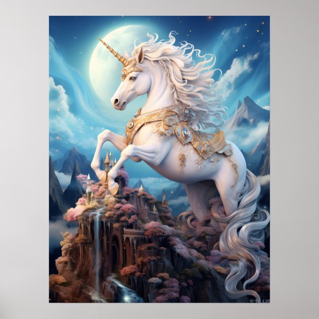Affiche Belle licorne (Devant)
