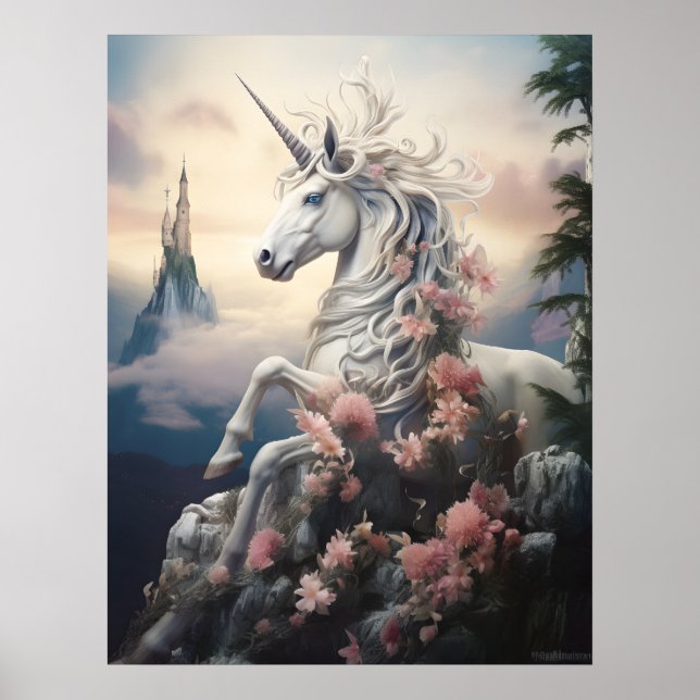 Affiche Belle licorne (Devant)