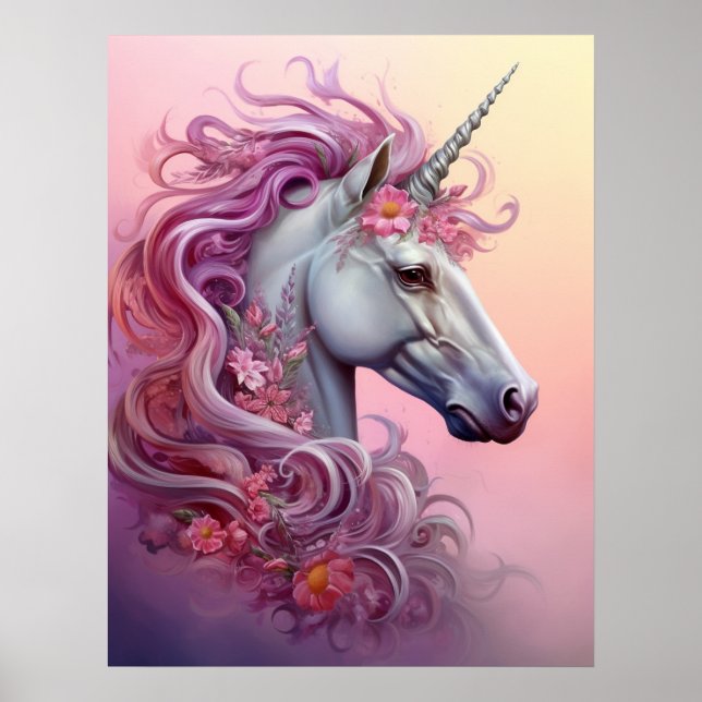 Affiche Belle licorne (Devant)