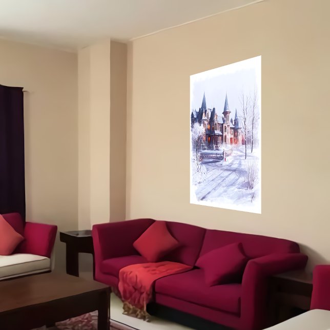 Affiche Belle maison unique | Art AI (Créateur téléchargé)