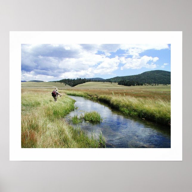 Affiche Belle pêche à la mouche (Devant)