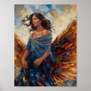 Affiche Belle peinture d'ange