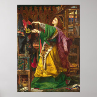 Affiche Belle peinture de femme