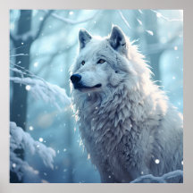 Belle photographie de loup arctique
