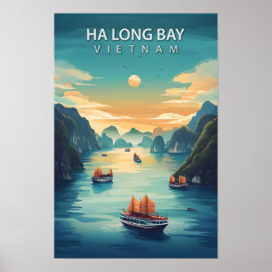 Affiche Belle Place Ha Long Bay Vietnam Travel