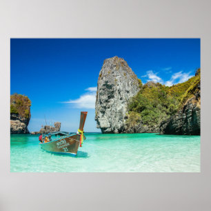 Affiche Belle plage de Thaïlande