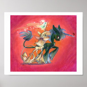 Affiche Belle promenade Unicorn