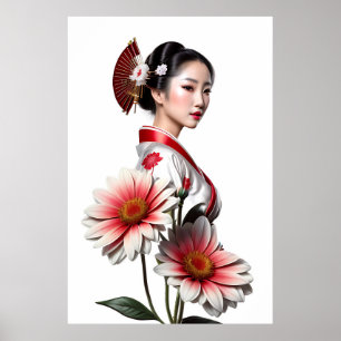 Affiche Belle Red Geisha (d)