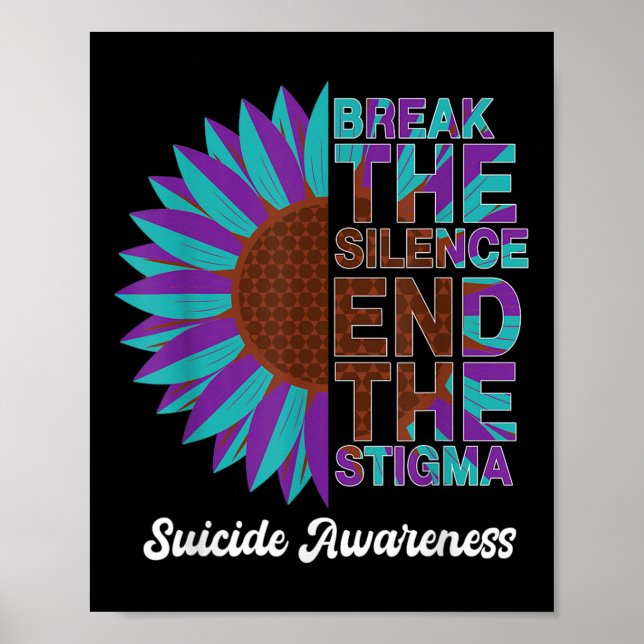 Affiche Belle sensibilisation à la prévention du suicide T (Devant)