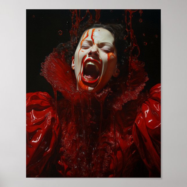 Affiche Belle Snarling 17ème siècle comtesse de Bathor (Devant)