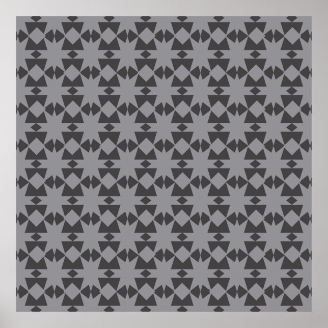 Affiche Belle technique de dessin motif batik que nous (Devant)
