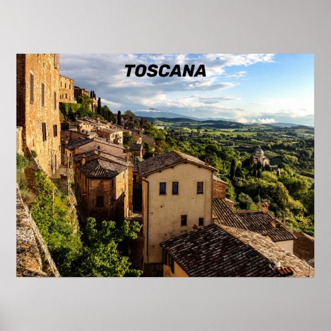 Affiche Belle Toscane - Italie (Devant)