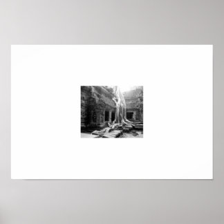 Affiche Belles Racines - Angkor Wats - Cambodge